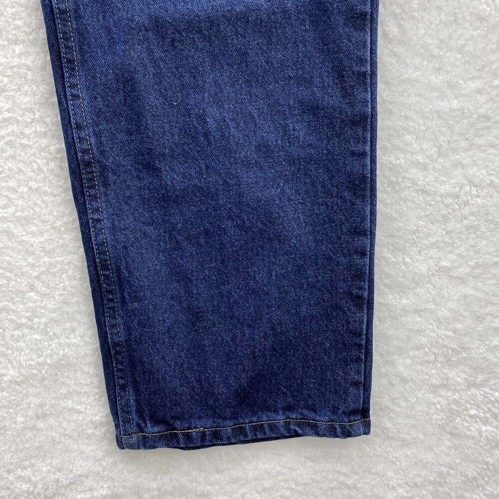 Wrangler Jeans Men 48x30 Blue Five Star Regular Fit Denim Sits at Waist Med Wash - Picture 8 of 16